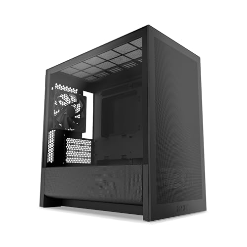 Amazon | NZXT H3 Flow Micro-ATX ミドルタワー型PCケース ブラック CC
